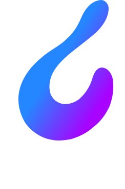 HypeFlow Swirl Text White